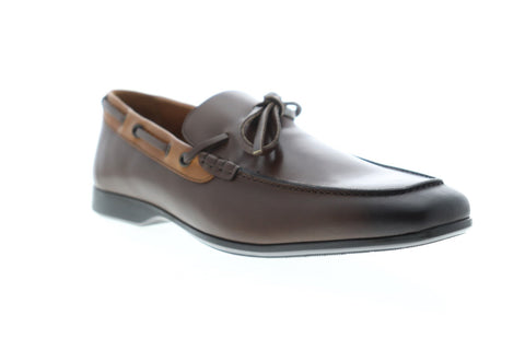 Bruno Magli Mimo BM600695 Mens Brown Made In Italy Dress Slip On Loafers Shoes
