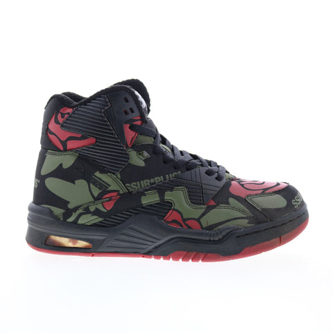 British Knights Ssur*Plus X Control Hi Rose Camo Mens Black Sneakers Shoes