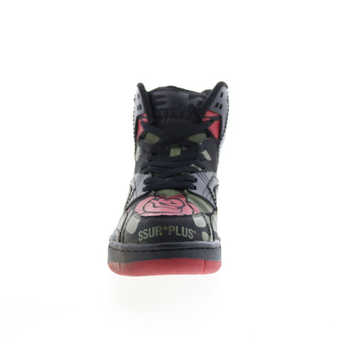 British Knights Ssur*Plus X Control Hi Rose Camo Mens Black Sneakers Shoes