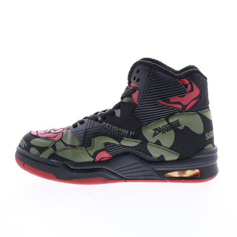 British Knights Ssur*Plus X Control Hi Rose Camo Mens Black Sneakers Shoes