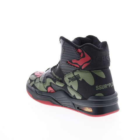 British Knights Ssur*Plus X Control Hi Rose Camo Mens Black Sneakers Shoes