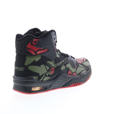 British Knights Ssur*Plus X Control Hi Rose Camo Mens Black Sneakers Shoes