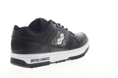 British Knights Kings SL Low Mens Black Low Top Lace Up Lifestyle Sneakers Shoes