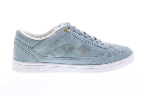 British Knights Quilts BMQUILS-454 Mens Blue Suede Lifestyle Sneakers Shoes