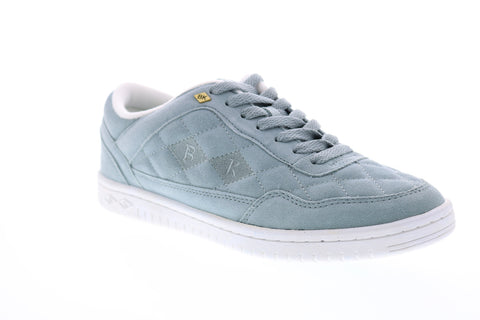 British Knights Quilts BMQUILS-454 Mens Blue Suede Lifestyle Sneakers Shoes