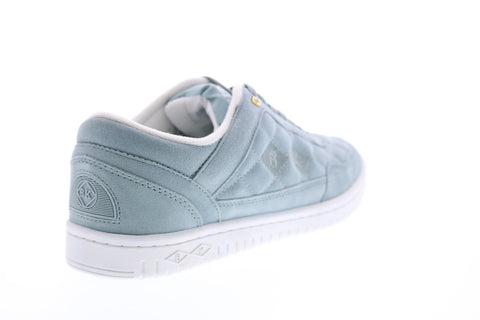 British Knights Quilts BMQUILS-454 Mens Blue Suede Lifestyle Sneakers Shoes