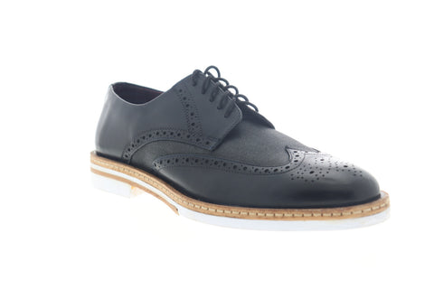 Ben Sherman Julius Wingtip BN7F00029 Mens Blue Leather Lace Up Oxfords Shoes