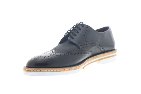 Ben Sherman Julius Wingtip BN7F00029 Mens Blue Leather Lace Up Oxfords Shoes