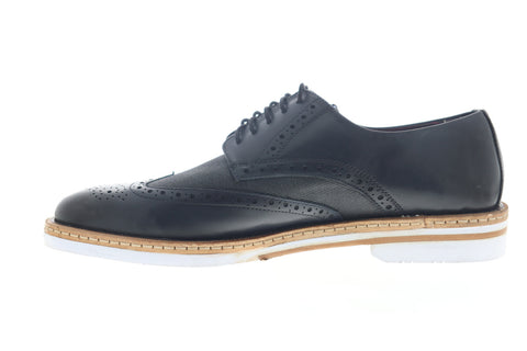 Ben Sherman Julius Wingtip BN7F00029 Mens Blue Leather Lace Up Oxfords Shoes