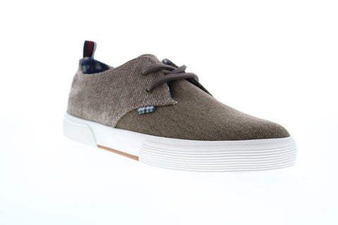 Ben Sherman Bristol Lace Up BN7F00043 Mens Brown Canvas Lifestyle Sneakers Shoes