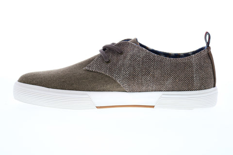 Ben Sherman Bristol Lace Up BN7F00043 Mens Brown Canvas Lifestyle Sneakers Shoes