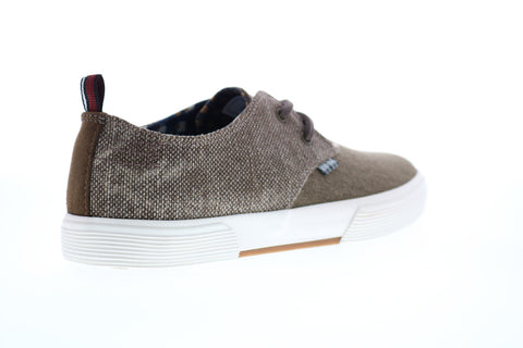 Ben Sherman Bristol Lace Up BN7F00043 Mens Brown Canvas Lifestyle Sneakers Shoes