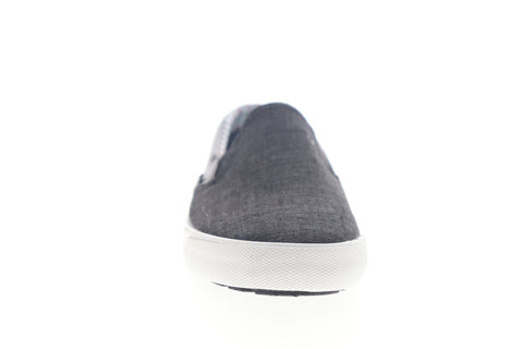 Ben Sherman Pete Slip On BNM00004 Mens Black Canvas Lifestyle Sneakers Shoes