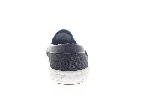 Ben Sherman Pete Slip On BNM00004 Mens Black Canvas Lifestyle Sneakers Shoes