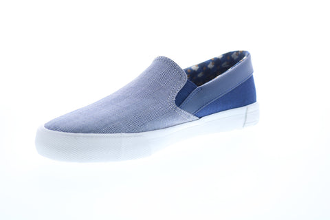 Ben Sherman Pete Slip On BNM00004 Mens Blue Canvas Lifestyle Sneakers Shoes