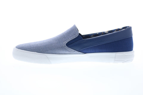 Ben Sherman Pete Slip On BNM00004 Mens Blue Canvas Lifestyle Sneakers Shoes