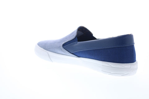 Ben Sherman Pete Slip On BNM00004 Mens Blue Canvas Lifestyle Sneakers Shoes