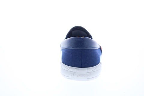 Ben Sherman Pete Slip On BNM00004 Mens Blue Canvas Lifestyle Sneakers Shoes