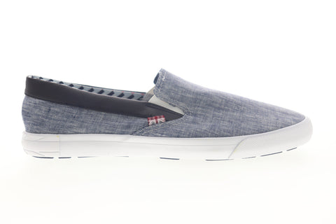 Ben Sherman Pete Slip On BNM00004 Mens Blue Canvas Lifestyle Sneakers Shoes
