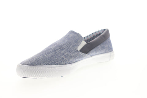 Ben Sherman Pete Slip On BNM00004 Mens Blue Canvas Lifestyle Sneakers Shoes