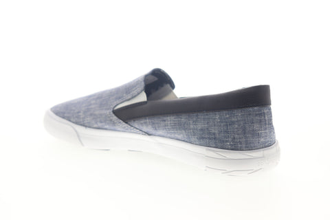 Ben Sherman Pete Slip On BNM00004 Mens Blue Canvas Lifestyle Sneakers Shoes