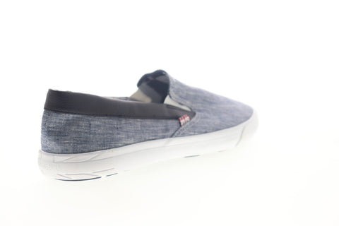 Ben Sherman Pete Slip On BNM00004 Mens Blue Canvas Lifestyle Sneakers Shoes