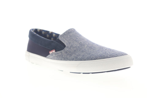 Ben Sherman Pete Slip On BNM00004 Mens Blue Canvas Lifestyle Sneakers Shoes