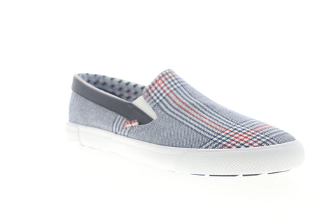 Ben Sherman Pete Slip On BNM00004 Mens Blue Canvas Lifestyle Sneakers Shoes
