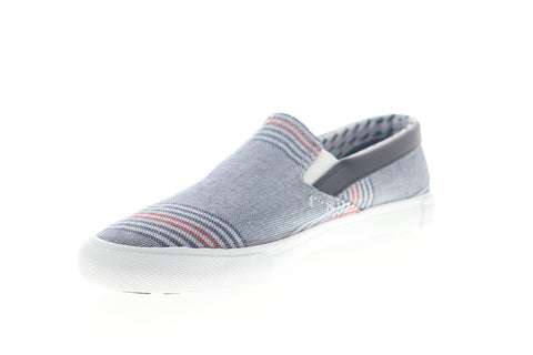 Ben Sherman Pete Slip On BNM00004 Mens Blue Canvas Lifestyle Sneakers Shoes