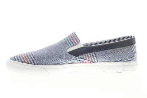 Ben Sherman Pete Slip On BNM00004 Mens Blue Canvas Lifestyle Sneakers Shoes