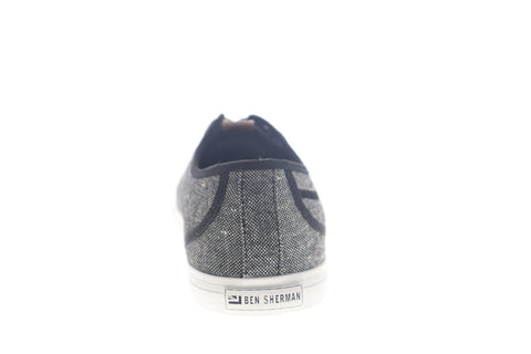 Ben Sherman Chandler LO BNM00017 Mens Gray Canvas Plaid Lifestyle Sneakers Shoes