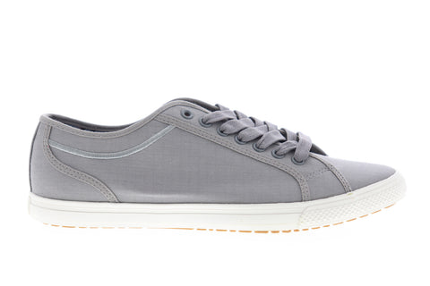 Ben Sherman Chandler Lo BNM00017 Mens Gray Canvas Plaid Lifestyle Sneakers Shoes