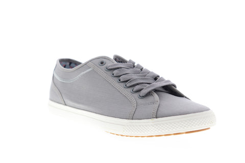 Ben Sherman Chandler Lo BNM00017 Mens Gray Canvas Plaid Lifestyle Sneakers Shoes