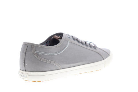 Ben Sherman Chandler Lo BNM00017 Mens Gray Canvas Plaid Lifestyle Sneakers Shoes