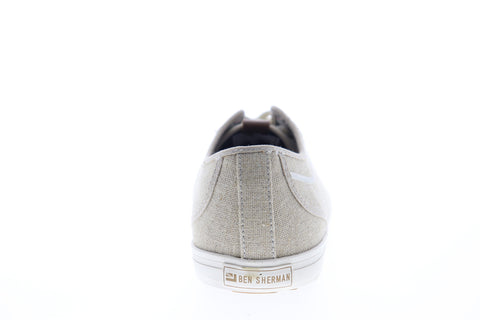 Ben Sherman Chandler LO BNM00017 Mens Beige Tan Canvas Lifestyle Sneakers Shoes