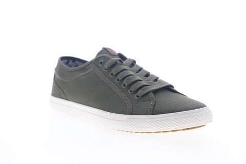 Ben Sherman Chandler LO BNM00017 Mens Green Canvas Lifestyle Sneakers Shoes