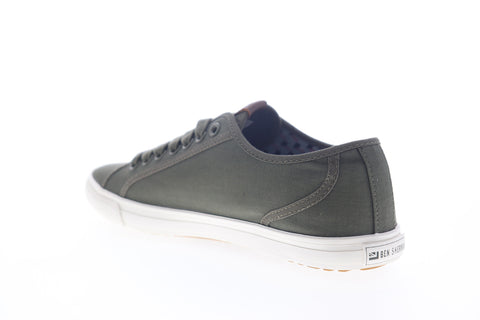 Ben Sherman Chandler LO BNM00017 Mens Green Canvas Lifestyle Sneakers Shoes