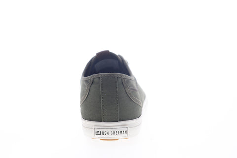 Ben Sherman Chandler LO BNM00017 Mens Green Canvas Lifestyle Sneakers Shoes