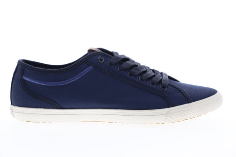 Ben Sherman Chandler LO BNM00017 Mens Blue Canvas Plaid Lifestyle Sneakers Shoes