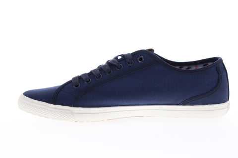 Ben Sherman Chandler LO BNM00017 Mens Blue Canvas Plaid Lifestyle Sneakers Shoes