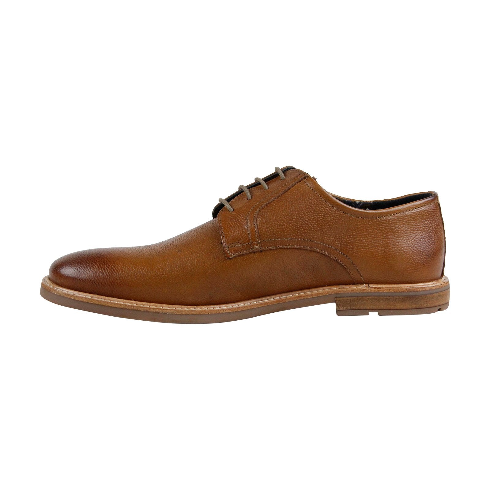 Ben Sherman Birk Plain Toe BNM00022 Mens Brown Leather Lace  display picture 2