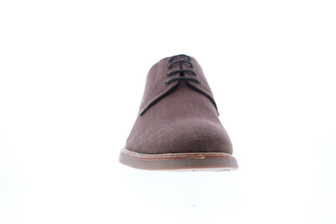 Ben Sherman Birk Plain Toe BNM00022 Mens Brown Canvas Low Top Oxfords Shoes