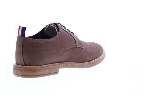 Ben Sherman Birk Plain Toe BNM00022 Mens Brown Canvas Low Top Oxfords Shoes