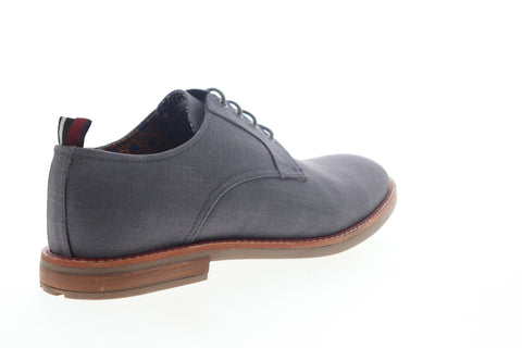 Ben Sherman Birk Plain Toe BNM00022 Mens Gray Canvas Low Top Oxfords Shoes