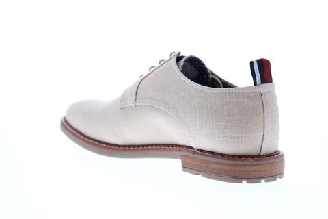 Ben Sherman Birk Plain Toe BNM00022 Mens Beige Tan Canvas Low Top Oxfords Shoes