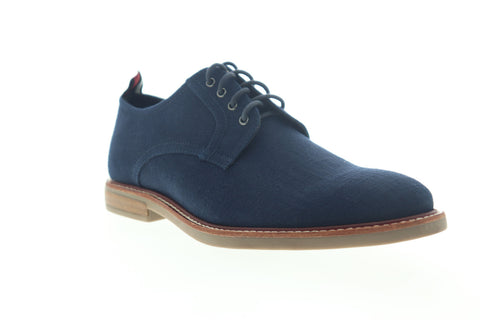 Ben Sherman Birk Plain Toe BNM00022 Mens Blue Canvas Plain Toe Oxfords Shoes