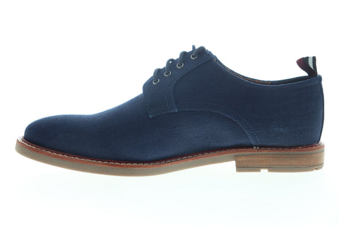 Ben Sherman Birk Plain Toe BNM00022 Mens Blue Canvas Plain Toe Oxfords Shoes