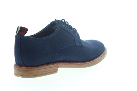Ben Sherman Birk Plain Toe BNM00022 Mens Blue Canvas Plain Toe Oxfords Shoes