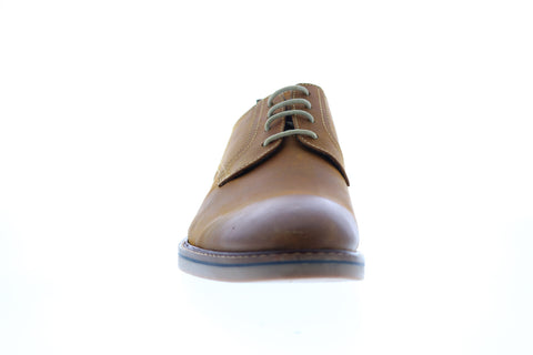 Ben Sherman Birk Cap Toe BNM00023 Mens Brown Leather Oxfords Cap Toe Shoes