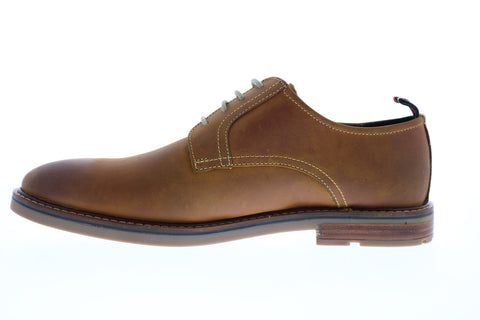 Ben Sherman Birk Cap Toe BNM00023 Mens Brown Leather Oxfords Cap Toe Shoes